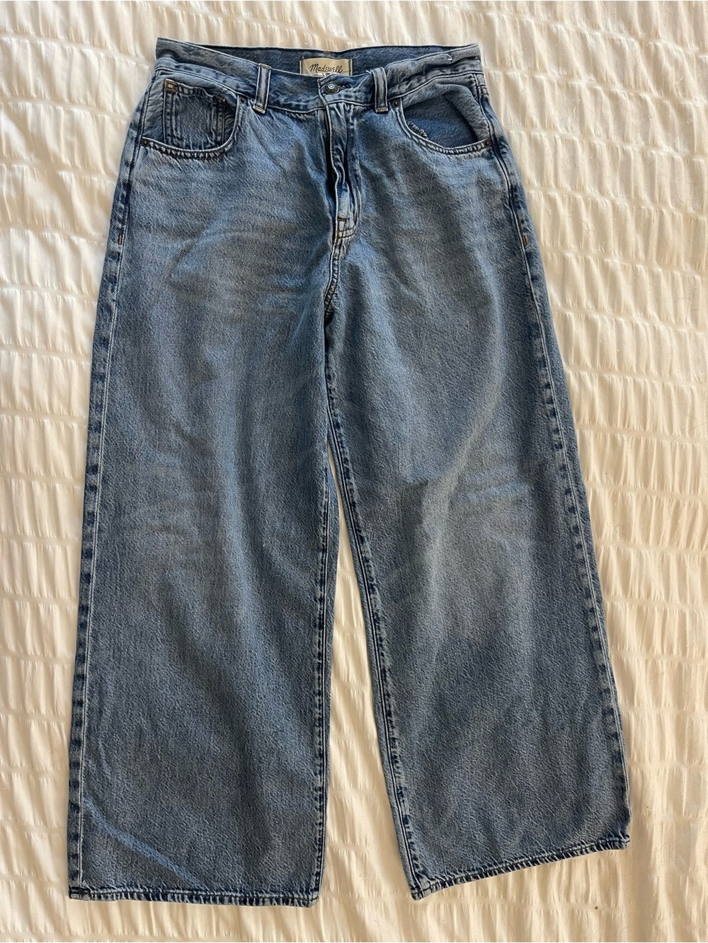 Madewell Superwide-Leg Jeans Women’s Size 27P Petite Medium Wash
